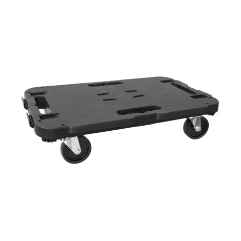 Pedana Con Ruote Port. 300 Kg 48X29X12,5 Cm Nero (1/5)