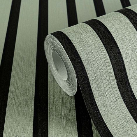 Papier peint à motif bois vert – Pour chambre et salon – Largeur 53cm – 786282 – Bricoflor (1/4)