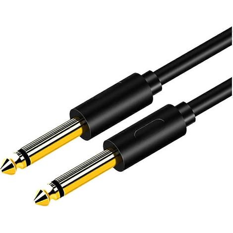 Câble audio jack 6,5 mm en PVC, câble auxiliaire jack 6,35 mm mâle-mâle, 5 mètres (1/5)
