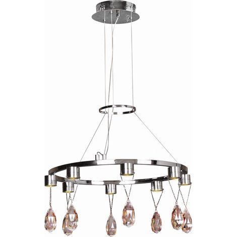 Lampadario LED Candellux Prisma 38-26064 cromo 52cm (1/2)