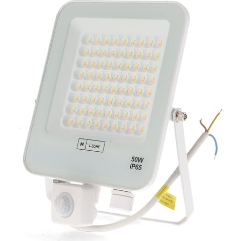 IluminaShop - Foco Proyector LED Mini On Plus Blanco 50W con Sensor de Movimiento IP65  3000+4000+6000 (1/2)