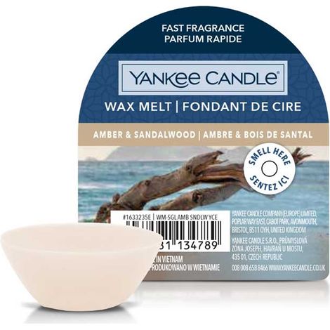Cire d'ambre et de santal Yankee Candle 22 g