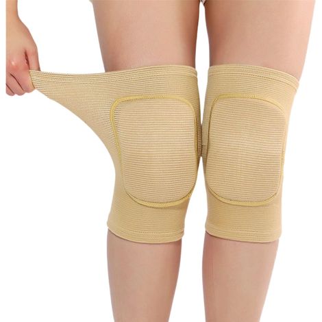 Genouillères de sport pour hommes et femmes - protection antidérapante avec coussinet intérieur en mousse, idéales pour le football, le volley-ball, la danse, le patinage et le ski - taille M, couleur (1/4)