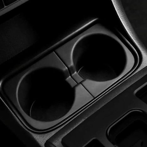 Cup holders compatible with 2009-2014 Toyota Tacoma models, 66992-04012 and 66991-04012. (1/4)