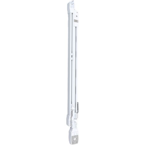 Rideau Rail Plafond Aluminium Télescopique 0.5-1m Système de Montage pour Salon, Tringle Extensible Alliage Léger, Kit de Fixation Mural (1/5)