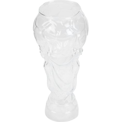 Verre à bière trophée de football pour congélateur 600 ml, transparent, grand verre à bière pour les fans de sport, les hommes, les soirées, les bars et les clubs (1/5)