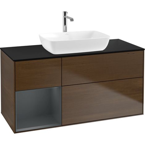 Villeroy & Boch F822HGGN Meuble sous-lavabo Finion F82 (1/2)
