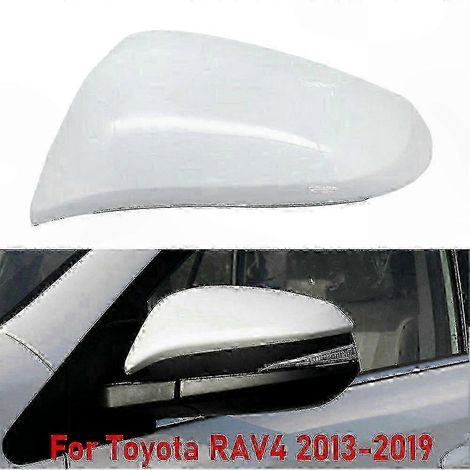 Capuchon de couverture de rétroviseur gauche blanc pour RAV4 2013-2019款车型适用 (1/4)