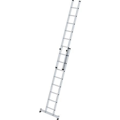 MUNK Schiebeleiter mit nivello-Traverse 2x8 Sprossen (1/3)