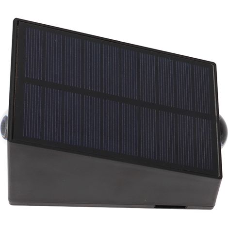Applique murale solaire extérieure à LED, panneau solaire en silicium monocristallin, pour jardin et terrasse. (1/5)