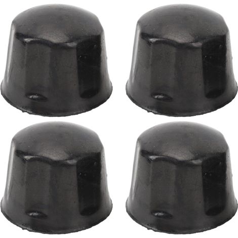 Beyamis Lot de 4 housses anti-poussière pour jantes de quads et karts (110cc, 125cc, 250cc) en caoutchouc. Protection efficace contre la poussière. (1/5)