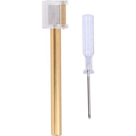 Lot de 2 Stylos de Teinture pour Cuir, Haute Densité, Résistance à la Corrosion, Pratique, DIY, Couleur Or, Avec Boîte (1/5)