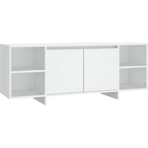 Maison Exclusive - TV-Schrank Weiß 130x35x50 cm Holzwerkstoff