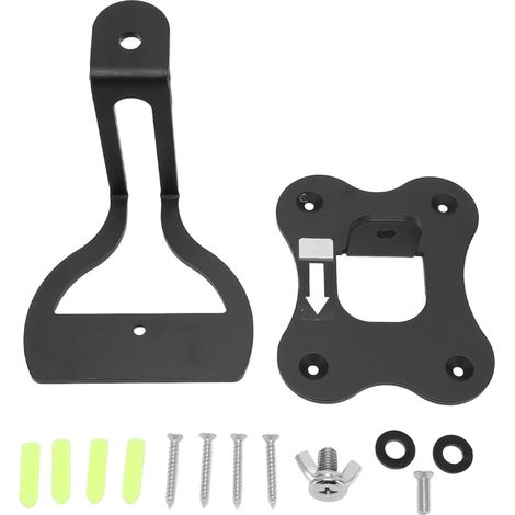 Support Murale pour Enceinte en Métal Épais Rotatif Stable Gain de Place Accessoire pour SONOS Era 100 Noir (1/5)