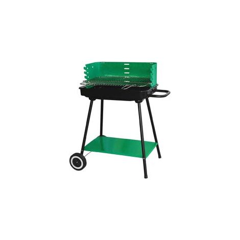 BARBECUE RETTANGOLARE CON RUOTE MONTANA  bracere cm.47x24    LAPILLO