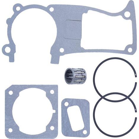 Gaskets Set For Husqvarna 353 346XP 350 351 w 45mm x 1.2mm Piston Rings For Chainsaw, Crankcase Gasket, Cylinder Gasket, Muffler Gasket, Piston Ring (1/5)