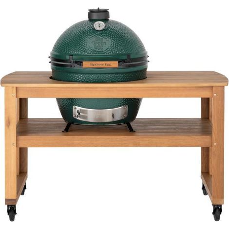 Pack XL - Table eucalyptus - Egg - ConvEGGtor - Berceau - Roues - Big Green Egg (1/2)