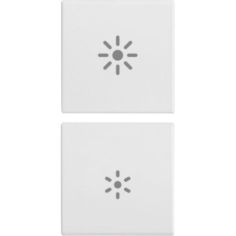 VIMAR - 20751.3.B Due mezzi tasti 1M dimmer bianco