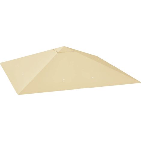 Toldo de repuesto para cenador, resistente al agua, con protección UV, amarillo. (1/2)