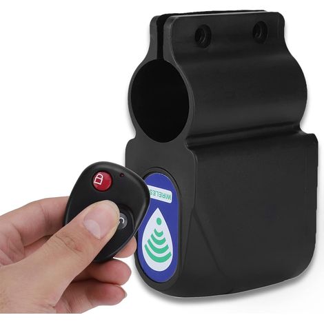 Alarme antivol pour vélo 120 dB, ultra-légère (0,1 kg), avec télécommande sans fil et cadenas de sécurité.-AquaForge (1/5)