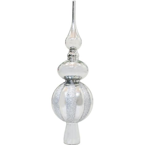 Sommet D'Arbre De Noël - Décoration En Plastique Brillant Pour Cime D'Arbre - Usage Intérieur Et Extérieur - Lot De 1 Pièce (1/2)