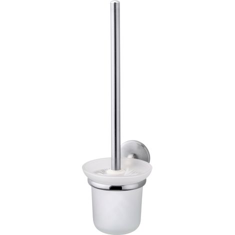 FUSION Toilettenbürste+Halter 11x38x15cm Edelstahl-Optik