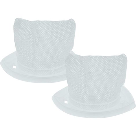 vhbw 2x Filtro compatible con Black & Decker Dustbuster NV9610N, NVB115, NVB115W, NVB215, NVB215W aspiradora - Filtro de suciedad, unidad de filtrado