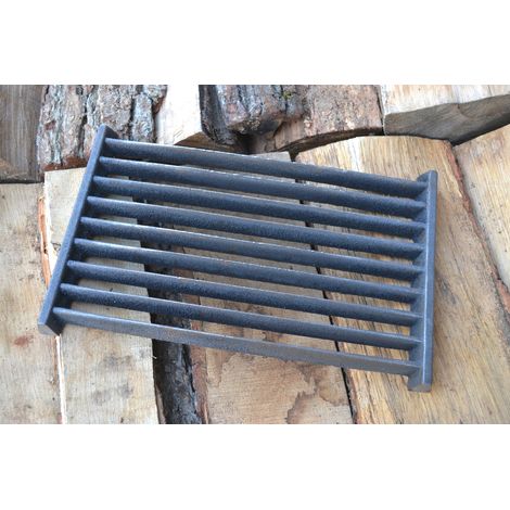 CA183 - 33 x 21 cm - Griglia in ghisa per stufa, camino, cucina (1/5)