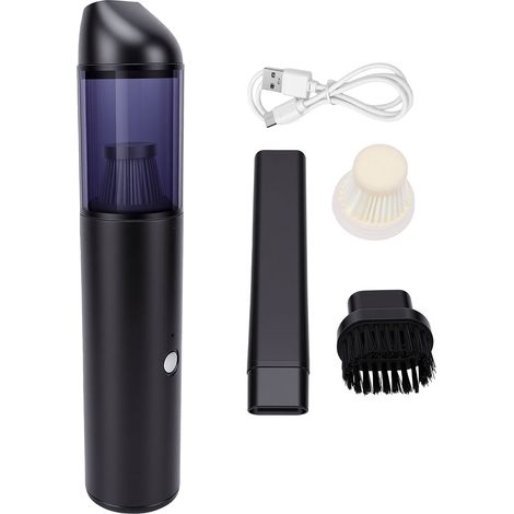 Aspirateur à café puissant sans fil rechargeable portable mouture pour voiture, bureau, clavier (1/5)