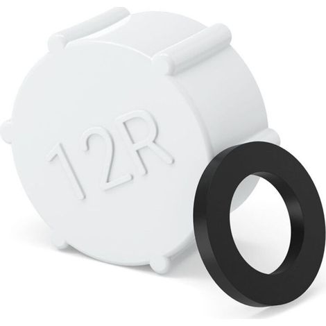 Bouchon de vidange et joint torique pour filtre à sable Intex 11456 pour piscine - Accessoires d'étanchéité et anti-fuites de rechange d'origine (1/4)