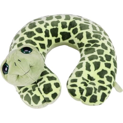 Oreiller cervical portable Abastado en forme de U, coussin en mousse à mémoire de forme, soutien cervical avec motif animal.