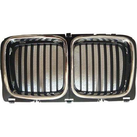 Rejilla central delantera para BMW Serie 5 E34 1988-1993, inserto de rejilla del radiador (1/2)
