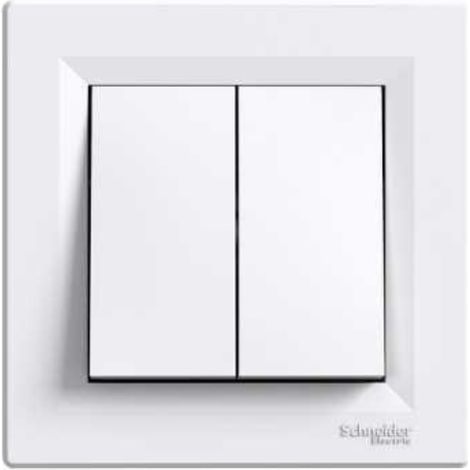 BORNES À RESSORT À BOUTON BLANC ASFORA 2X 2Z 10AX 250V EPH1100121