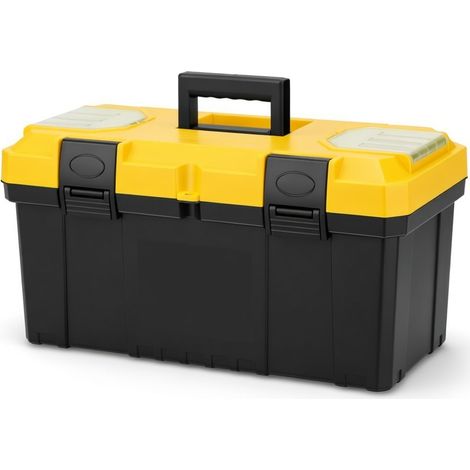Caja de herramientas doble capa reforzada 20 pulgadas, roja (1/5)