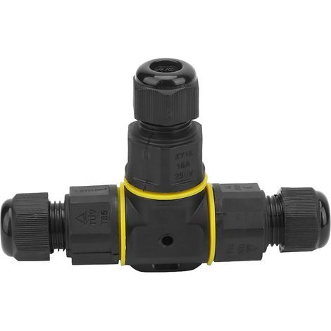 Anschlussdose, robuster und stabiler 3-poliger Stecker für Unterflurleuchten (1/5)