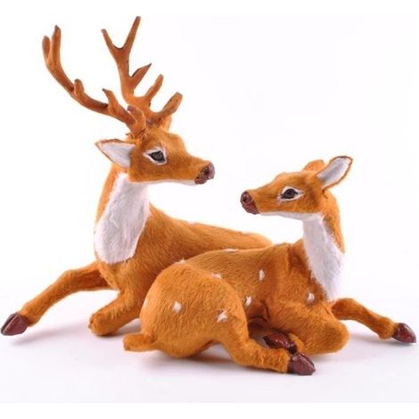 Cadeau de Noël Décoration Cerf de Noël pour Maison Décor (1/4)