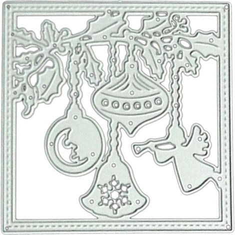 Weihnachts-Stanzformen, Prägevorlage für Kartenherstellung, DIY-Einladungen, Lesezeichen
