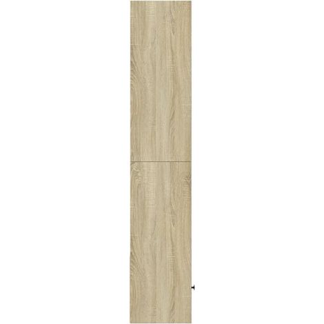 Bücherregal Sonoma-Eiche 40x36x189 cm Holzwerkstoff vidaXL (1/3)