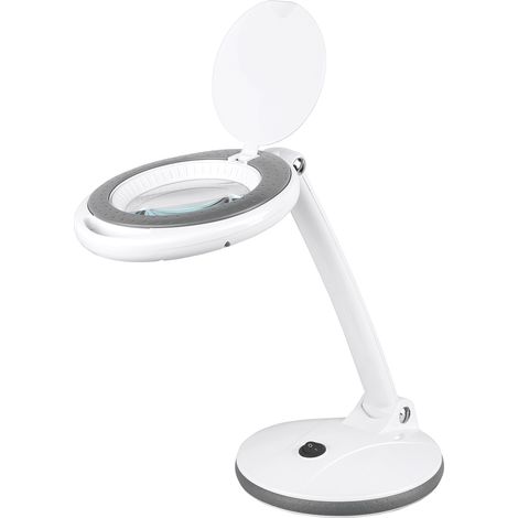 Lámpara de taller cosmético LED Rebel de 5 dpi, 6 W, 6500 K, ajustable, con lupa. (1/3)