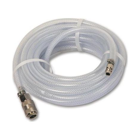 Ribitech – Tuyau à air comprimé 10 M – Diamètre intérieur 8 mm – Pression max 20 bars – Raccords automatiques universels