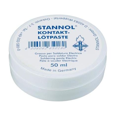Stannol 165018 pasta de contacto para soldadura 50 g