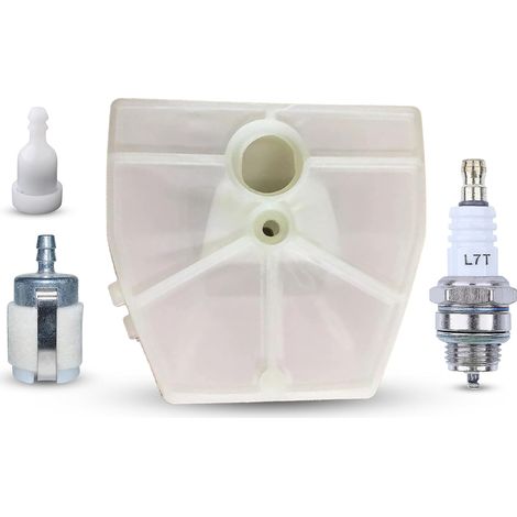 Filtre à air 90167Y pour tronçonneuse Echo CS-590 CS-600P CS-620 avec filtre à carburant et bougie d'allumage, remplacement pour CS590 CS600P CS620 605309 (1/5)