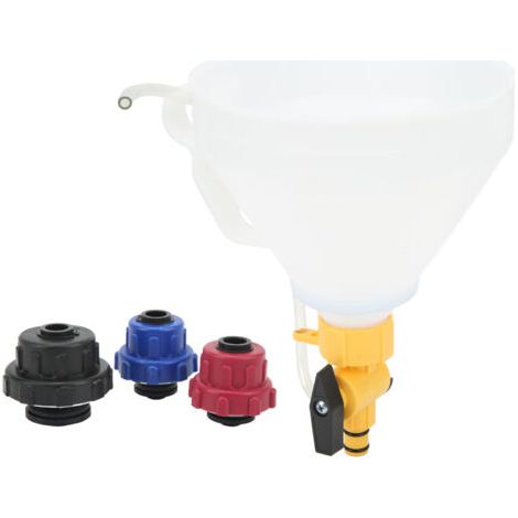 FOREHILL Kit de remplissage de liquide de refroidissement de radiateur anti-déversement avec 3 adaptateurs de remplacement pour Ford (1/4)