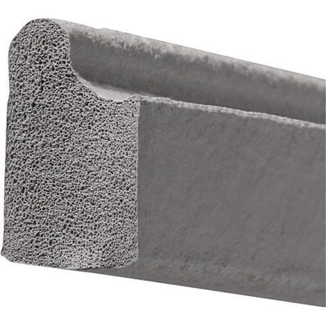 Tope  de  puerta  dg.7021  DIY  L.5m  para  enchufar  EPDM  blk  gris  ELLEN (1/2)