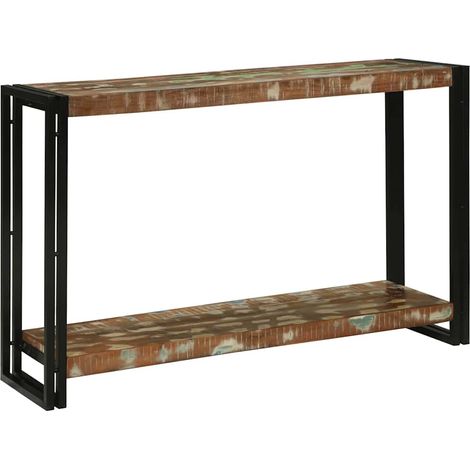 Maison Exclusive - Tavolo consolle 120 x 33 x 75 cm Legno Recuperato Massello