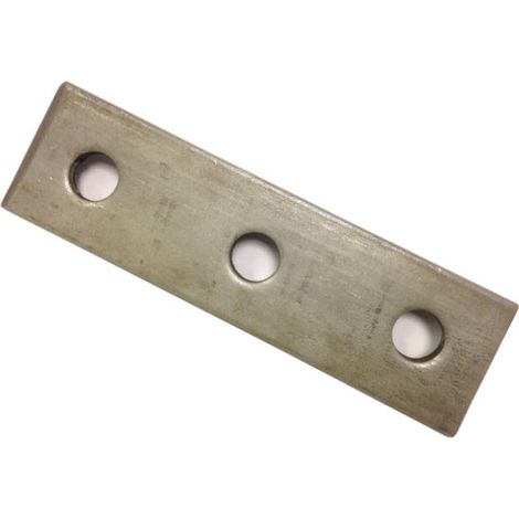 M8 Three Hole fixing Plate for Channels T304 Stainless Steel (As Unistrut / Oglaend)