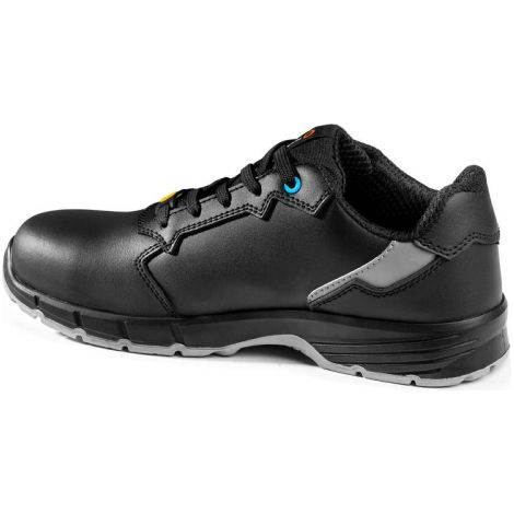 Chaussures de travail Sparco Targa Sandro ESD S3S pointure 36 chaussures de se'curite' basses en cuir re'sistant a' l'eau avec embout renforce' nero + grigio scuro 36