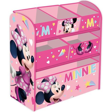 Scaffale Portagiochi Disney Minnie Cuori