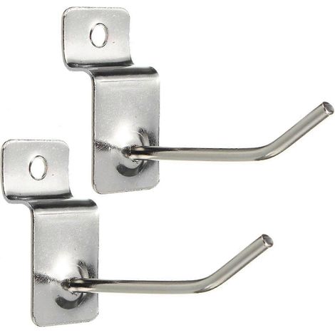 50 x Einzelhakenstifte für Lamellenwände, Ladendisplays, 50 mm (1/3)