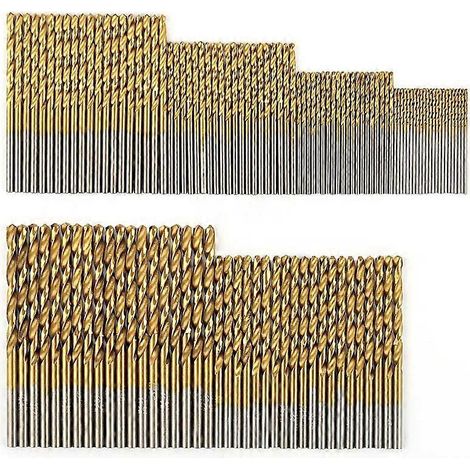 120-teiliges Titan-Bohrer-Set, HSS-Bohrer für Metall, Stahl (1/5)